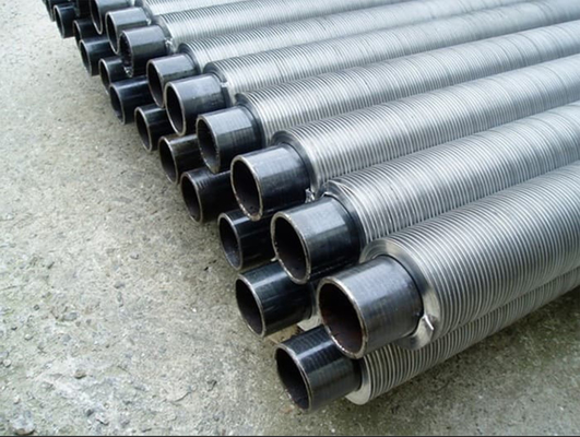 Tube à ailettes en titane TUV Échangeurs de chaleur à tubes à ailettes Pétrochimie Aérospatiale