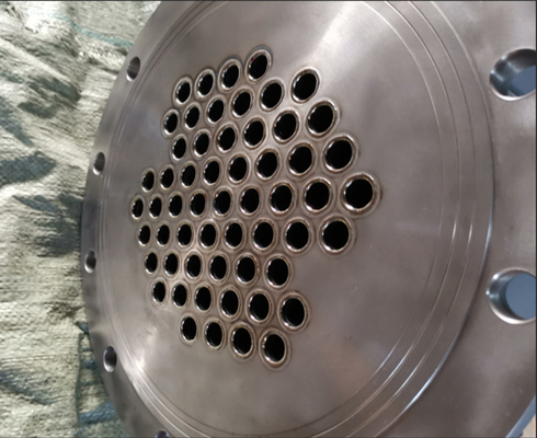 Échangeur de chaleur en acier plaqué du nickel 5000mm d'ASTM B898 Tubesheet