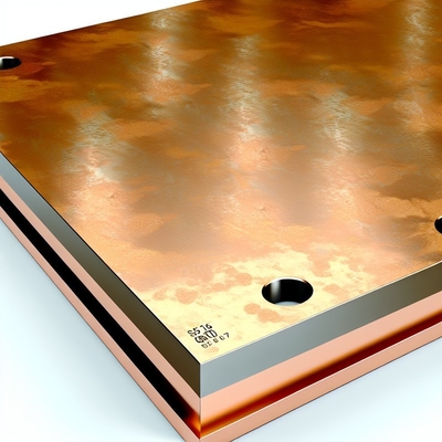 SA516 Gr.70 Matériau de base Plaque d'acier plaquée avec matériau métallique plaqué en cuivre pour une résistance optimale et une résistance à la corrosion