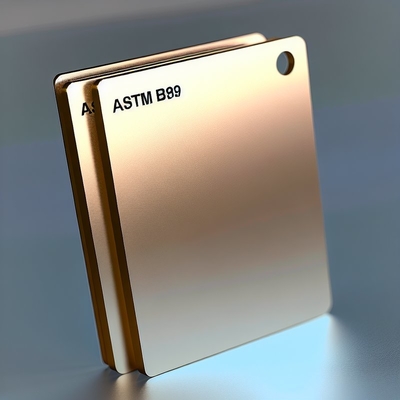 Plaque de métal en bronze ASTM B898 polie automatiquement pour la fabrication de titane et de métaux plaqués
