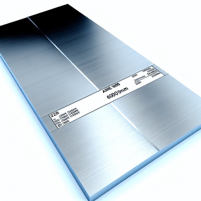 Plaque plaquée en titane standard ASME SB898 de 100 mm à 6000 mm avec nuance de métal plaqué 2207 pour des solutions résistantes à la corrosion