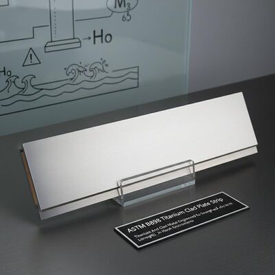 ASTM B898 bande de tôle revêtue de titane Titane et métal revêtu Conçu pour la résistance et la longévité dans des environnements difficiles