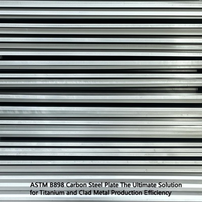 ASTM B898 Plaque en acier au carbone : La solution ultime pour l'efficacité de la production de titane et de métaux plaqués