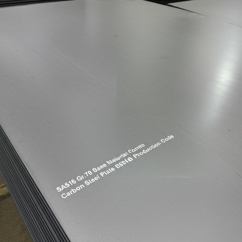 SA516 Gr.70 Tôle d'acier au carbone du matériau de base avec code de production ASTM B898