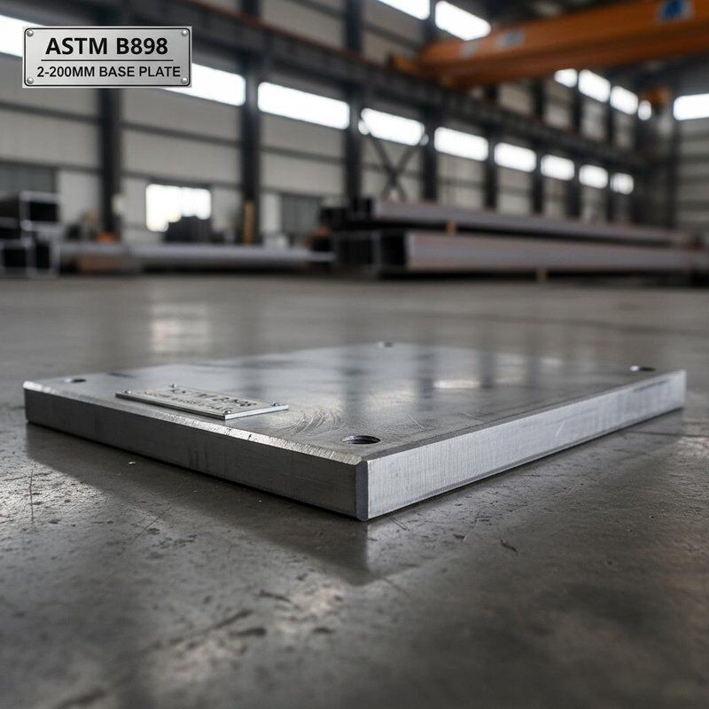 2-200 mm Taille de la plaque de base Plaque d'acier au carbone ASTM B898 Spécification Répondre aux exigences pour la fabrication d'acier structurel